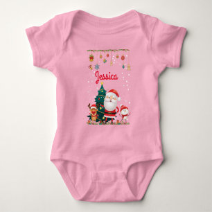 Body Para Bebé Nombre Personalizado Para Su Hijo, Navidades De Sa