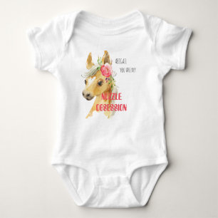 Body Para Bebé Nombre personalizado Pony Rosa: Mi obsesión de la 