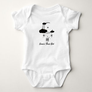 Body Para Bebé Nombre personalizado Primer traje de bebé Eid - Pe