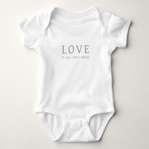 Body Para Bebé Nombre personalizado y texto AMOR