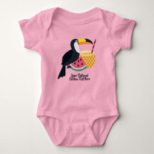 Body Para Bebé Nombre personalizado y texto Ilustracion táctil