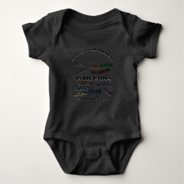 BODY PARA BEBÉ NOMBRES NATIVOS ESTADOUNIDENSES EN TSHIRTS-NEWORN 