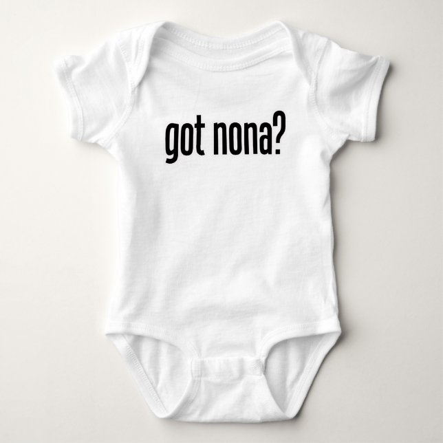 Body Para Bebé nona conseguidos (Anverso)