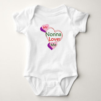 Body Para Bebé Nonna Me Ama Baby Bodysuit