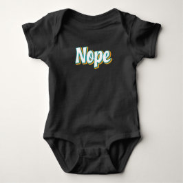 Body Para Bebé Nope Retro
