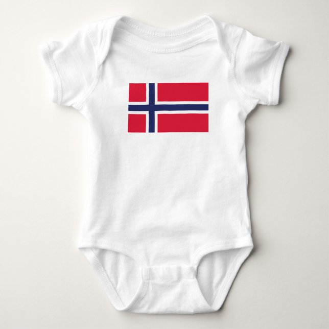 Body Para Bebé Noruega (Anverso)