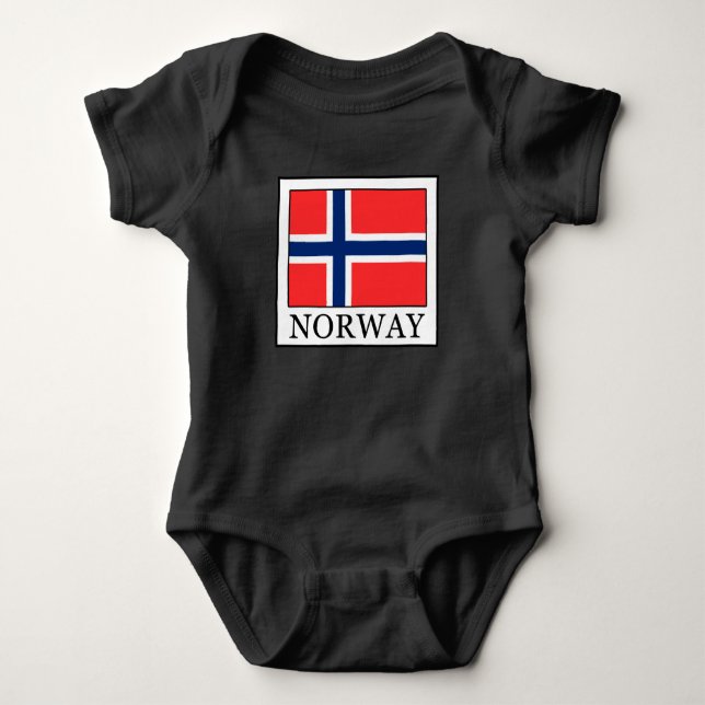 Body Para Bebé Noruega (Anverso)