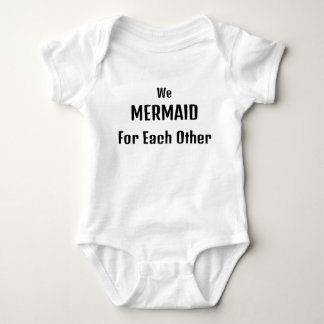 Body Para Bebé Nosotras "MERMAID" la una para la otra