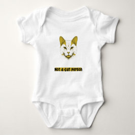 Body Para Bebé Not a Cat Person – Funny Toddler Bodysuit