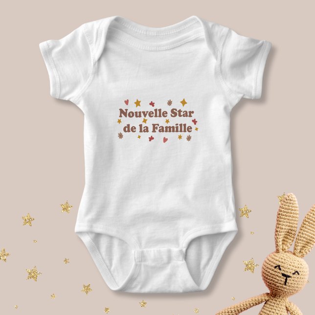 Body Para Bebé Nouvelle Star de la Famille (Subido por el creador)