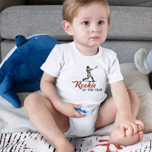 Body Para Bebé Novato del Año Béisbol