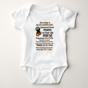 Body Para Bebé Noviembre/Alguien a quien amo las peleas...RSD/CRP
