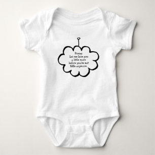 Body Para Bebé Nube Personalizada en una Cuerda