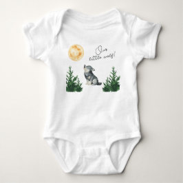 Body Para Bebé Nuestra pequeña ducha de bebé Lobo 