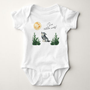 Body Para Bebé Nuestra pequeña ducha de bebé Lobo