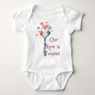 Body Para Bebé Nuestro amor está torcido