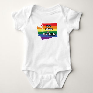 Body Para Bebé Nuestro estado de orgullo Washington