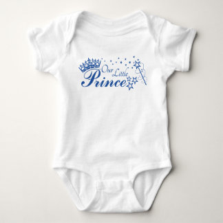 Body Para Bebé Nuestro pequeño precio con corona y estrellas bebé