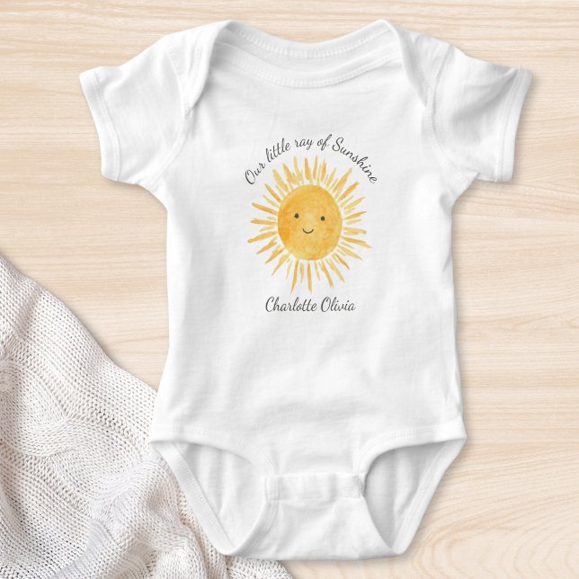 Body Para Bebé Nuestro Pequeño Rayo De Sol (Subido por el creador)