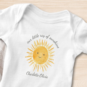 Body Para Bebé Nuestro Pequeño Rayo De Sol Encantador
