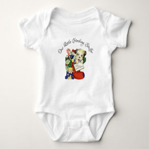 Body Para Bebé Nuestro Pequeño Stuffer Con Cachorro
