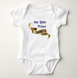 Body Para Bebé Nuestro Principito Real Personalizado