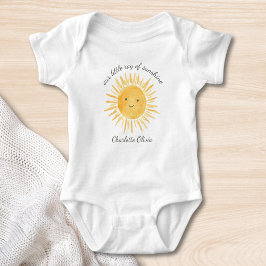 Body Para Bebé Nuestro Rayo Pequeño De Sunshine Cute