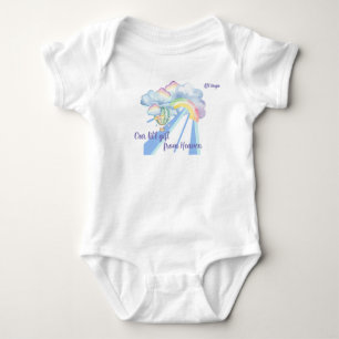 Body Para Bebé "Nuestro regalo de Cielo" Personalizable
