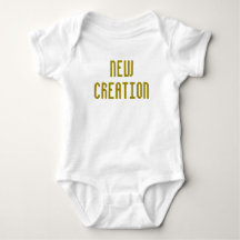 Nueva creación - Baby Boy Bodysuit Gold