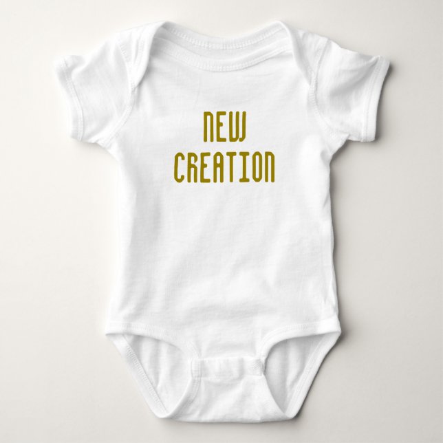Body Para Bebé Nueva creación - Baby Boy Bodysuit Gold (Anverso)