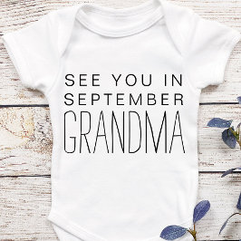 Body Para Bebé Nueva Invitación de embarazo personalizada de la a