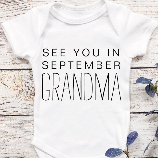 Body Para Bebé Nueva Invitación de embarazo personalizada de la a (Subido por el creador)