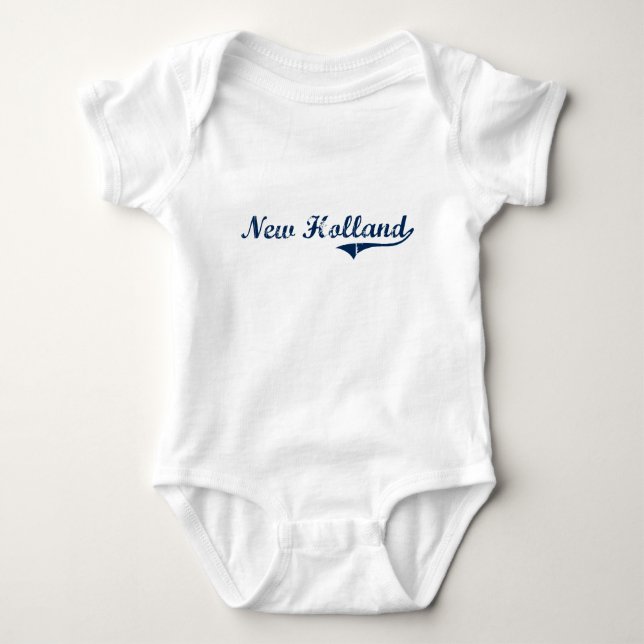 Body Para Bebé Nuevo diseño clásico de Holanda Pennsylvania (Anverso)