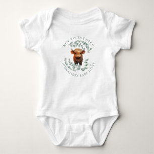 Body Para Bebé Nuevo en la manada ternero bebé de vaca Highland