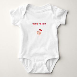 Body Para Bebé Nuevo En La Tripulación — Bodysuit Para Recién Nac