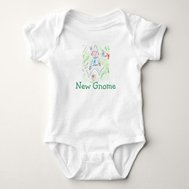 Body Para Bebé Nuevo gnomo (Anverso)