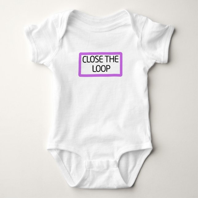 Body Para Bebé Nuevo líder | Bodysuit de algodón suave para bebé (Anverso)