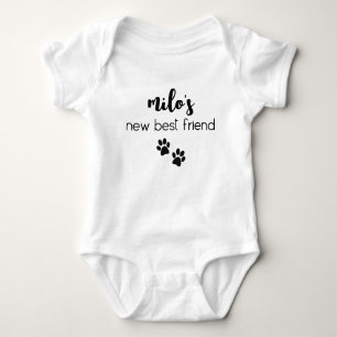 Body Para Bebé Nuevo mejor amigo Bodysuit