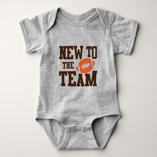Body Para Bebé Nuevo Para El Equipo/Fútbol (Anverso)