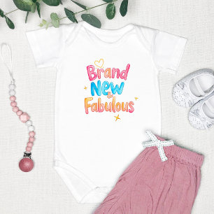 Body Para Bebé "Nuevo y fabuloso" Lindo