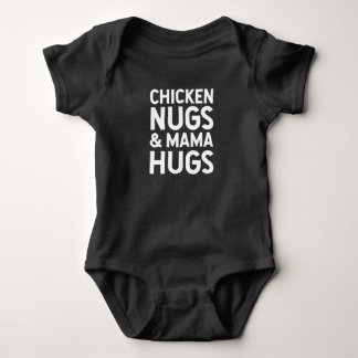 Body Para Bebé Nugs de pollo y abrazos de mamá