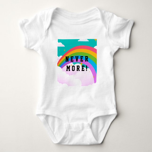 Body Para Bebé nunca más pacto arcoiris (Anverso)
