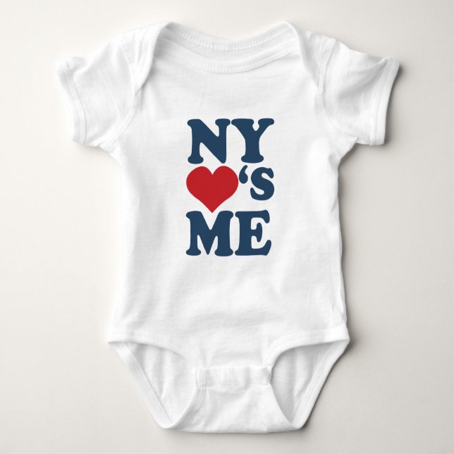 Body Para Bebé NY me ama (Anverso)