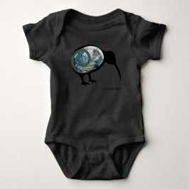 BODY PARA BEBÉ NZ KIWI BIRD PAUA SHELL FERN KORU NEW ZEALAND KID