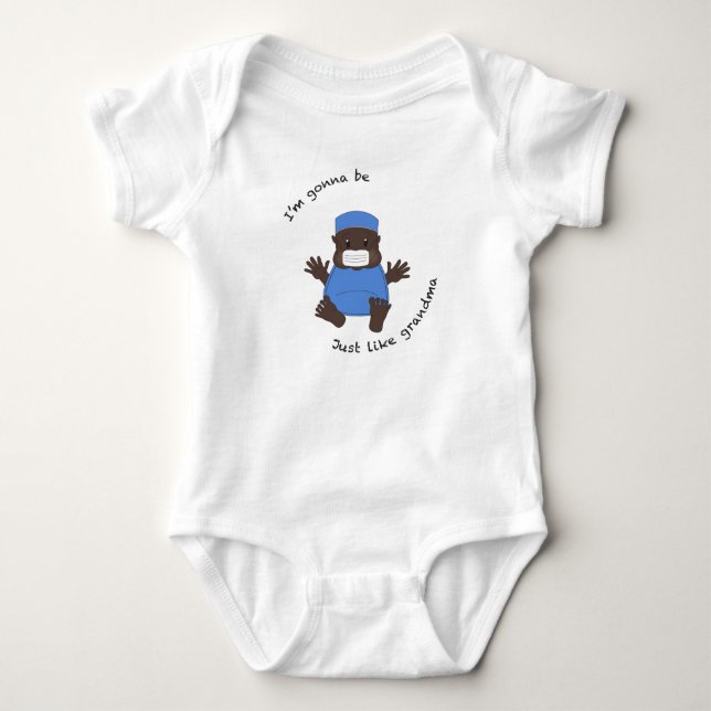 Body Para Bebé O abuela (Anverso)