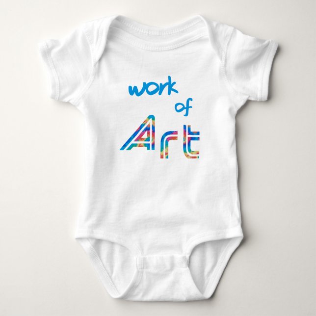 Body Para Bebé Obra de Arte (Anverso)