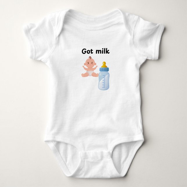Body Para Bebé Obtención de leche (Anverso)