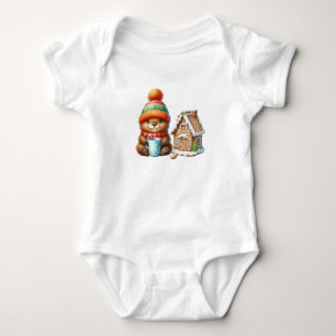 Body Para Bebé Obteniendo Navidades Beaver