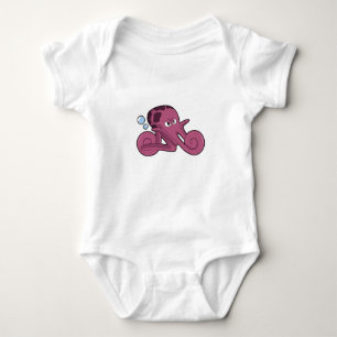 Body Para Bebé Octopus como motocicleta