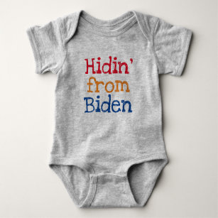 Body Para Bebé Oculto' del bebé gracioso de Biden